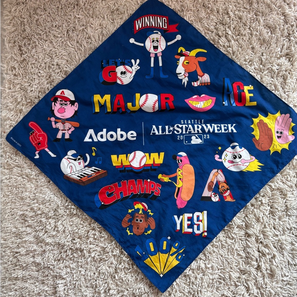 MLB Seattle All-Star Week Bandana, NWOT